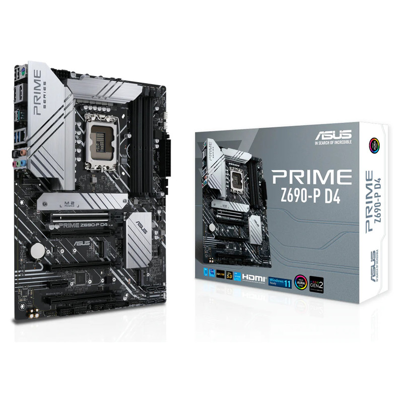 Asus Prime Z690-P - DDR4 LGA 1700 Intel Motherboard - اللوحة الأم
